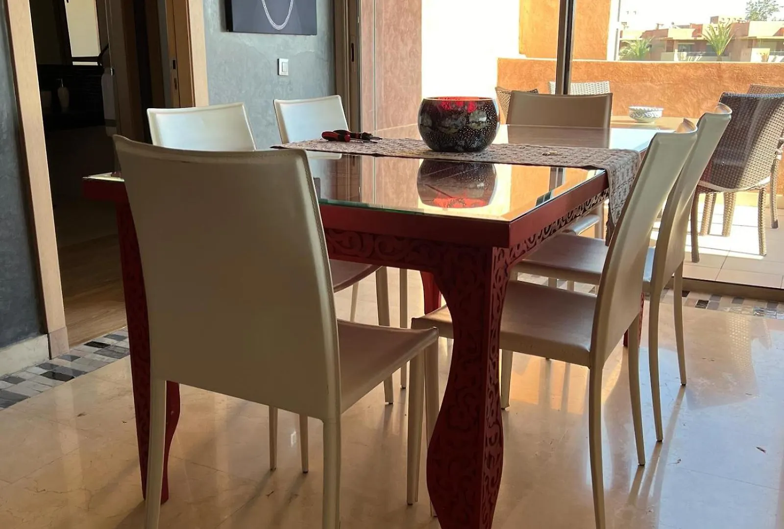 아파트 Appartement De Luxe A Marrakech! 마라케시